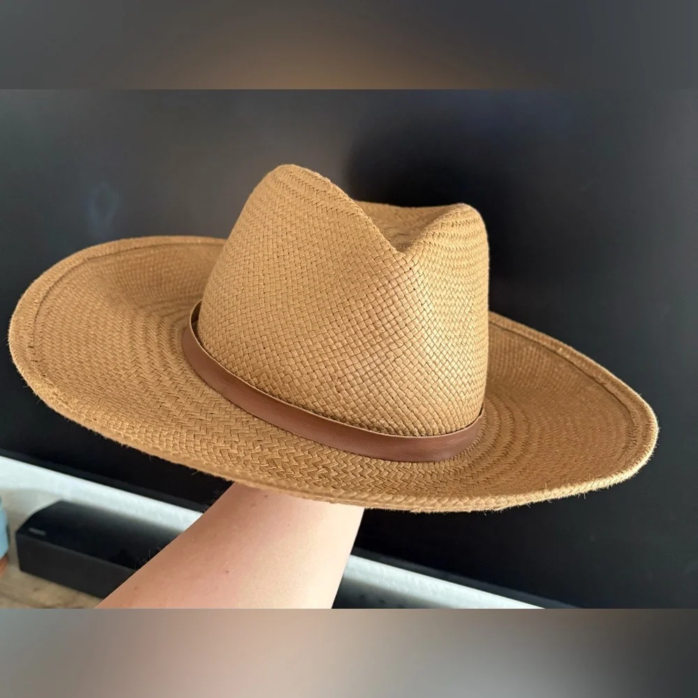 Janessa Leoné Sherman 100% Straw Hat size M - Picture 8 of 12
